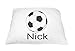 Personalized Kid's Soccer Ball Sports Pillowcase Microfiber Polyester Standard 20 by 30 Inches, Kids Bedding Pillows, Custom Pillowcase, Soccer Pillow Cover, Soccer Gift Personalized Pillows for Kids