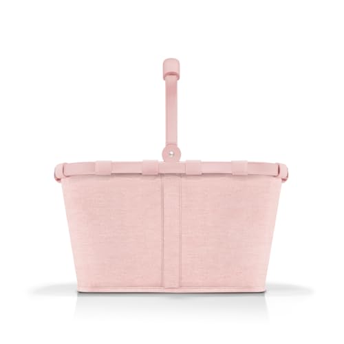reisenthel carrybag frame twist blush – Stabiler Einkaufskorb mit viel Stauraum und praktischer Innentasche – Elegantes und wasserabweisendes Design