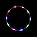 LED Hula Hoop Fully Rechargeable and Collapsable - 14 Color Strobing and Changing LED Lights - Multiple Sizes Available - Light Up Hoola Hoops for Adults and Kids - Technicolor Prism