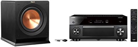 Yamaha RX-A3080 9.2 Channel AV Receiver Bundled with (1) Klipsch R-110SW Subwoofer