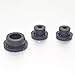 3 Rubber Tailgate Plugs Compatible for 2007 Thru 2019 Jeep Wrangler for Removed Tire Carrier Bumper Tramp Stamp