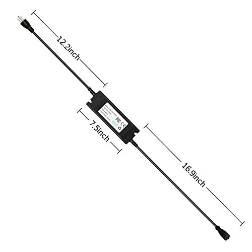 SUNTHIN 650 Watts Outdoor String Lights Dimmer, Wireless Remote Control Dimmer Switch 50Ft Distance Plug in Dimmer Stepless Dimming and Auto Off Switch Timer for Incandescent or Led Patio Lights - Thumbnail 6