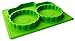 Discontinued Silicone Placemat Toddler Plates - Mini Monster Truck - from Freezer to Microwave to Table. Fits in a Ziplock Bag. (Green)