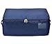 iwill CREATE PRO Under Bed Storage Bag, Closet Organizer Soft Bag, Space Saver Bag for Clothing, Duvets, Bedding, Pillows, Curtains,Navy Blue