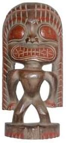 PEMA - Tiki mask made of wood - hand made 30 cm from Indonesia / Bali