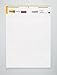 Post-it Super Sticky Easel Pad, Short Backcard Format, White, 25 in x 30 in, 30 Sheets/Pad, 2 Pads/Pack, Great for Virtual Teachers and Students (559 STB)