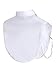 EBOOT Fake Collar Detachable Dickey Blouse Half Shirts for Girls and Women (White, Medium)