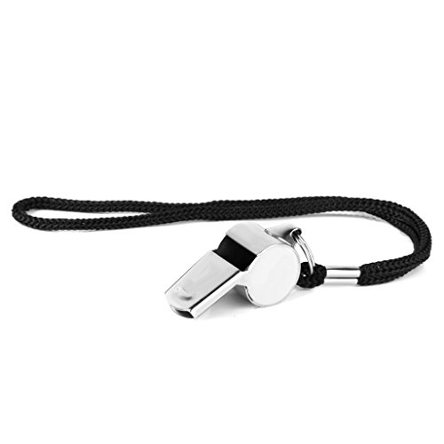 LEIPUPA New Metal Referee Whistle and Lanyard Football Soccer - Thumbnail 4