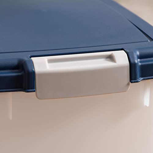 IRIS USA 33 quart Airtight Pet Food Container, Navy Pricepulse