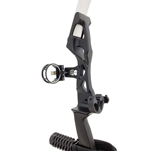 Siege SAS-750 SAS 55 lb 29'' Compound Bow w/ 5-Spot Paper Target - Black/Silver