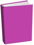 The Original Book Sox - Stretchable Fabric Book Cover - Assorted Solid Colors (Fuchsia / Pink)