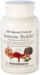 JHSNatual Products Immune Builder 5 Mushroom Formula 400 mg 150 vcaps by JHS Natural Products