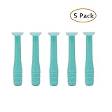 4 Pack Hard Contact Lens Insertion & Remover Tool RGP Plunger for Hard Lenses (Green)