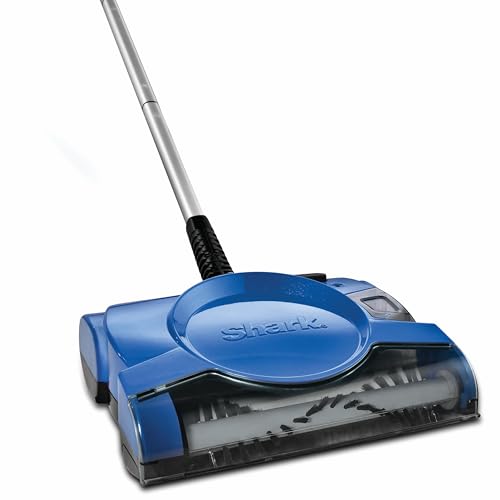 Shark Rechargeable Floor Sweeper, Motorized Brushroll, Compact Swivel Design, Easy-Empty Dust Cup, 10