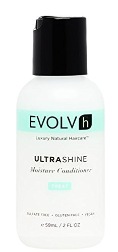 EVOLVh - Natural UltraShine Moisture Conditioner | Vegan, Non-Toxic, Clean Hair Care (2 fl oz | 60 mL)