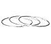 3 Sterling Silver Stacking Rings 1mm Round Size 10