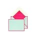 Kate Spade New York Gift Enclosures Card Set of 25 with Blank Interior and Lined Envelopes, Colorblock