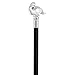 Italian Luxury Silver 925R Walking Sticks and Canes Collection Elegant Designs with Fritz Handles, Animal Motifs, Swarovski Crystals, and Unique Embellishments