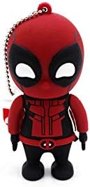 2.0 Deadpool Super Hero 32GB USB External Hard Drive Flash Thumb Drive Storage Device Cute Novelty Memory Stick U Disk Cartoon