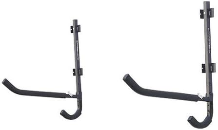 Stoneman Sports SpareHand Wall-Mount Kayak Rack with Paddle Holders and Safety Straps, Black