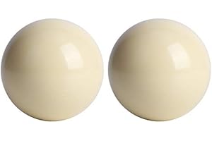 Standard Cue Ball (57.2mm), Premium Resin Billiard Balls for Pool Table, Snooker & Training Accessories(2 Pcs)