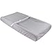 Ely's & Co. Patent Pending Waterproof Plush Change Pad Cover 100% Cotton Velvet | no Need for Changing Pad Liner (Grey)