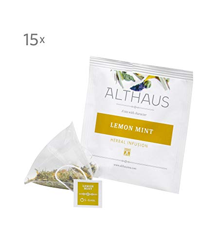 Althaus Tee LEMON MINTâ
 Kräutertee im Pyramidenbeutel PYRA PACK â
 Naturbelassener Kräutertee mit Zitronengras und Pfefferminze â
 15 x 2,75g – Bild 3