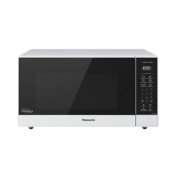 Panasonic NNSN75LW cu.ft Cyclonic Inverter Countertop Microwave Oven 1250Watt Power with Genius