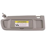 IAMAUTO 52813 Driver Left Clear Gray Light Gray Sun Visor for 2006 2007 2008 Honda Civic