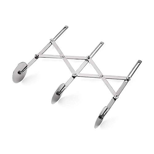 Expandable Pastry Cutter/Divider, 3 Wheel - Thumbnail 4