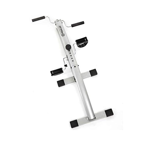Bi-pedaler 08136 Folding Keep Fit Machine, Silver