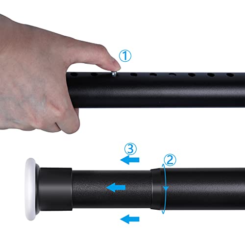 Room Divider Tension Rod Spring Shower Curtain Rods, Windows Rods,No