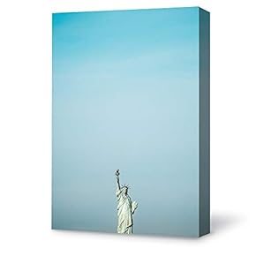 Canvas Wall Art Brooklyn Bridge and New York City Painting Artwork for Home Prints Framed - 12x18 inches