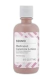 Amazon Brand - Solimo Medicated Calamine Anti-Itch Lotion, Analgesic Skin Protectant, 6 Fluid Ounce