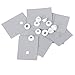 10 pcs TO-220 Silicone Thermal Heatsink Pads +10pcs Insulator Pads W/Insulating Particles for LM78XX/LM317/TDAXX