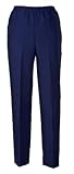 Kovac Industries Women's Poly Gab Slacks Pull on Elastic Waist Pants