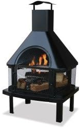 WAF1013C - BLUE RHINO WAF1013C UF 45inHgh Otdr Firehouse Blk Details about NEW Blue Rhino WAF1013C Outdoor Wood Burning Fireplaces