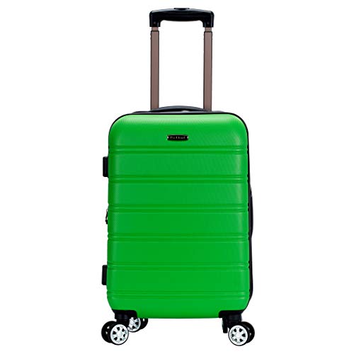 Rockland Melbourne Hardside Expandable Spinner Wheel Luggage, Green