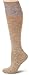 Carhartt Women's Plaid Cuff Knee High Socks, Khaki, Shoe Size: 5.5-11.5