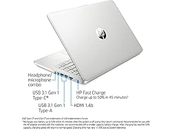 2022 HP 14" FHD IPS Display Laptop, AMD Ryzen