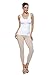 Khaya Women's Super soft Camisole Seamless Shapewear Basic Tank Top, White, XX-Large