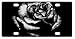 Black Rose Novelty License Plate Decorative Front Plate 6
