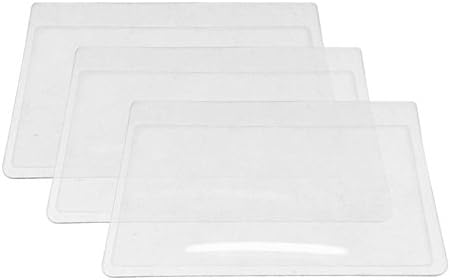 Blackett Credit Card Sized Magnifier, Solar Emergency Fire Starter and Pocket Magnifier, Pack of 3