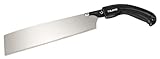 Tajima JPR-300 Japanese Precision Woodworking Rapid Pull Hand Saw with an Elastomer Non-slip Curved Handle - Quick Release Triple Edge Blade has 13 TPI - 300mm