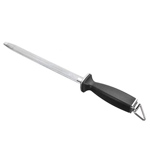 K&A Company 10Inch 12Inch Knife Sharpening Rod Knife Sharpener Sharpening Tool Oval, 12 inch