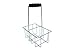 Wire Bottle Carrier for The Dairy Shoppe 64 oz bottles (64 oz The Dairy Shoppe, 2 Cell Carrier)