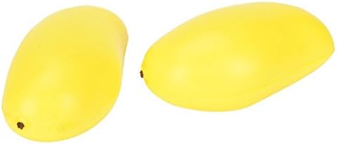 YCYBuy 4.7" 2 Pcs Jumbo Very Slow Rising Squishies Mango Squishy Cream Scented Charms Kawaii Foam Squishys Silly Toy for Kids and Adults