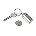 GUS Magnum Pill Fob, Made in USA, Stainless Steel Keychain Pill Holder, Larger Pill & Vitamin Holder