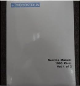 1993 Honda Accord Service Shop Repair Workshop Manual New Factory Honda Amazon Com Books