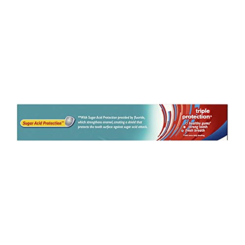 AQUAFRESH CAVITY PROTECTION FLUORIDE TOOTHPASTE FOR HEALTHY GUMS, STRONG TEETH, AND FRESH BREATH, COOL MINT, 5.6 OZ